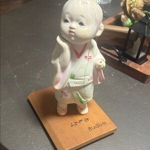 Vintage Japanese Hakata Figurine 8.5”